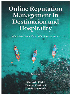 cover image of Online Reputation Management in Destination and Hospitality